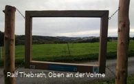 Panoramabilderrahmen am Wegesrand