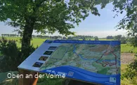 Rastplatz mit Infotafel beim Quellgebiet der Ennepe