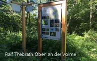 Themeninfotafel und Wegweiser Glörtalsperre