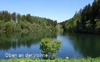 Das Vorstaubecken der Genkeltalsperre