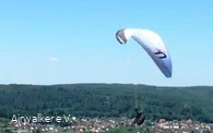 Gleitschirmflieger über Marsberg
