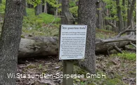 Infotafel am Weg