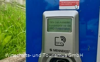 E- Auto Ladesäule an der Staumauer