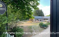 Blick in den Garten / Spielplatz
