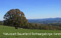 Aussicht bei Windhausen im Herbst
