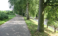 Radweg and der Hönne