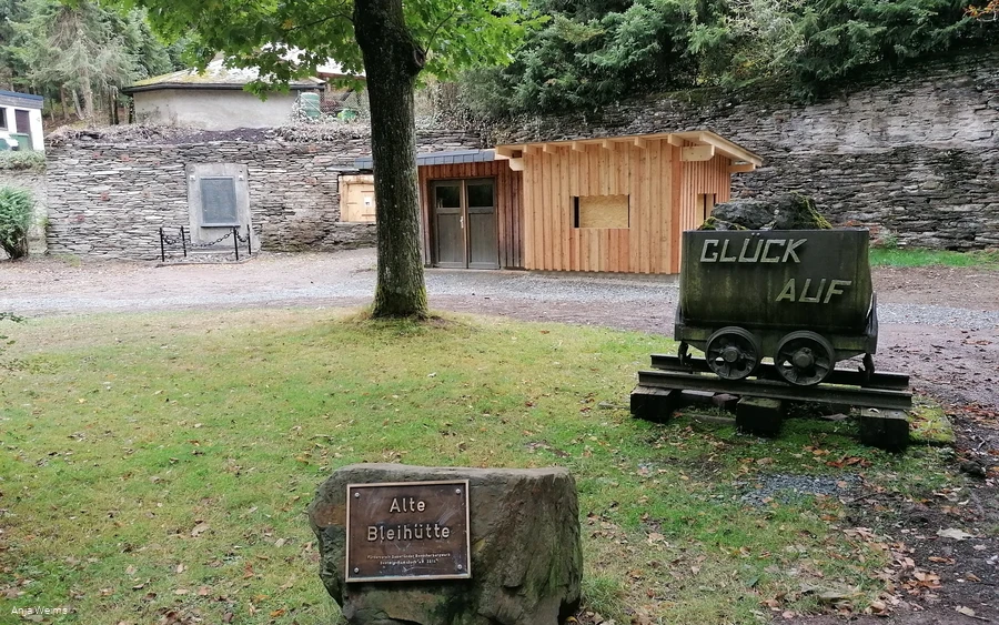 Alte Bleihütte am Bergbauwanderweg Ramsbeck