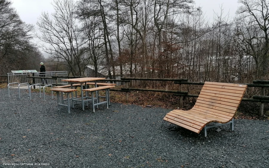 Rastplatz RuhrtalRadweg Schieferbau Nuttlar