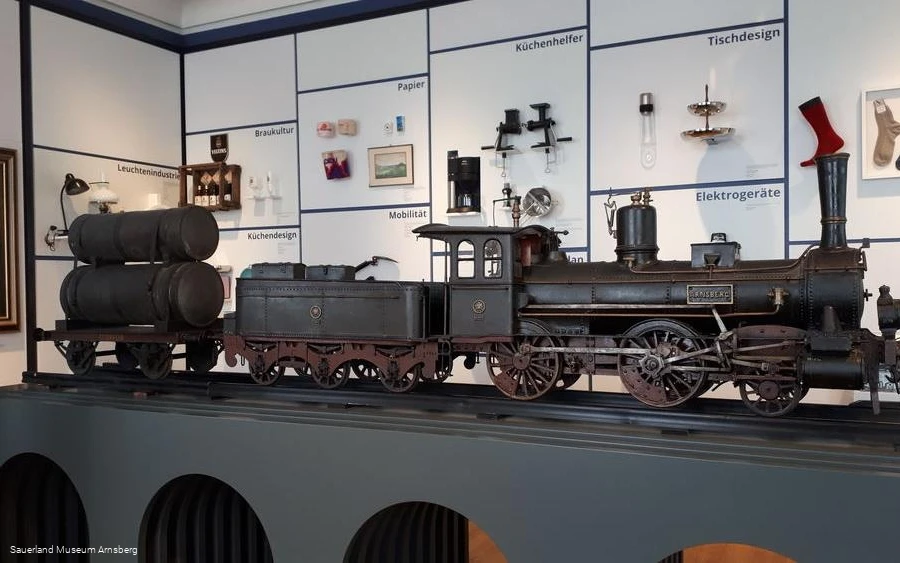 Eisenbahnmodell im Sauerland-Museum