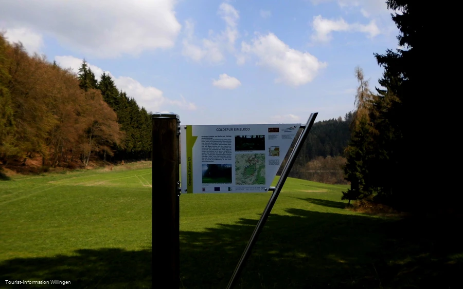 Geoparkstation G5 an der Goldspur Eimelrod