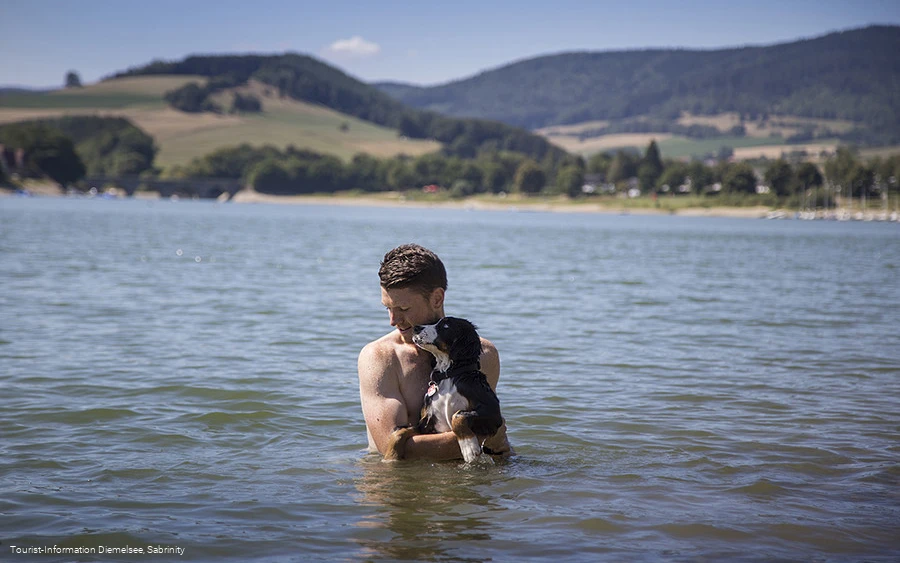 Hundestrand Diemelsee Heringhausen