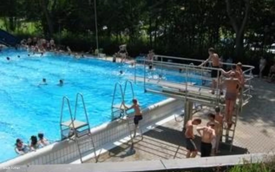 Sprungbereich im Biberbad