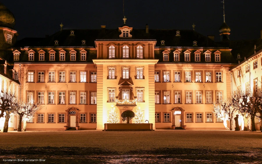 Schloss Berleburg beleuchtet Schloss Berleburg beleuchtet