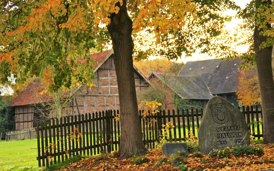 Fachwerk Halingen, historischer Hof, Kalli Rath