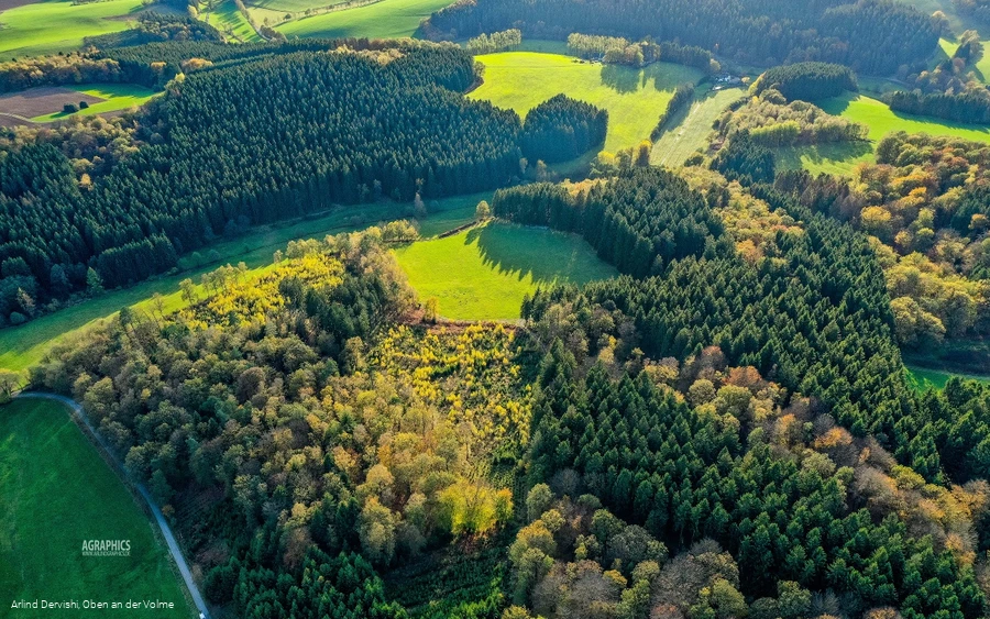 Blick über das Wandergebiet
