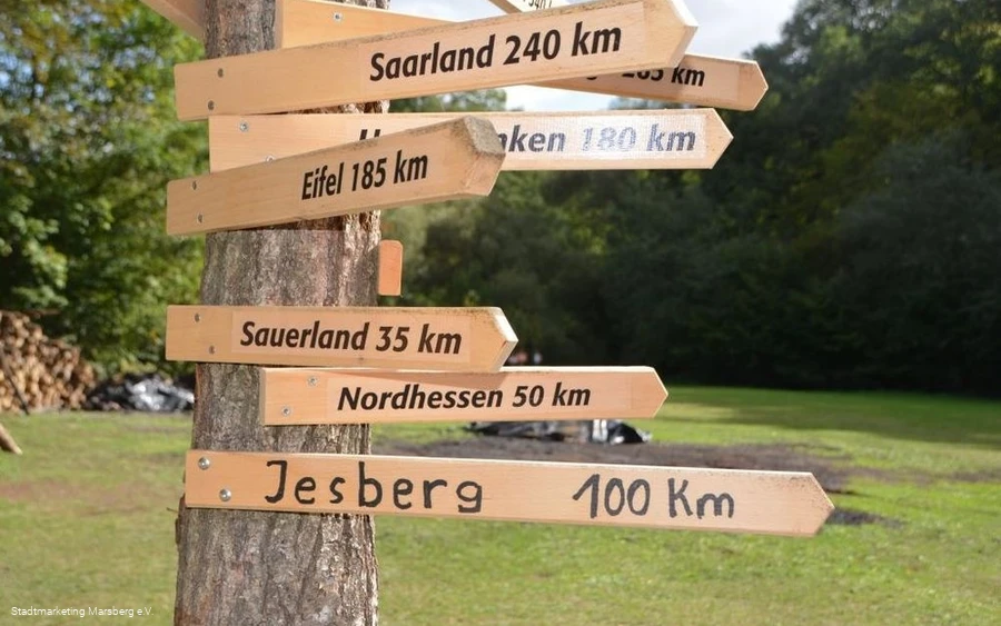 Wegweiser Freizeitanlage Grube Reinhard