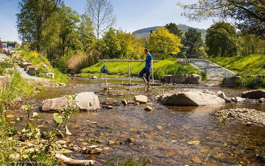 Sprung über das Wasser Sprung über das Wasser