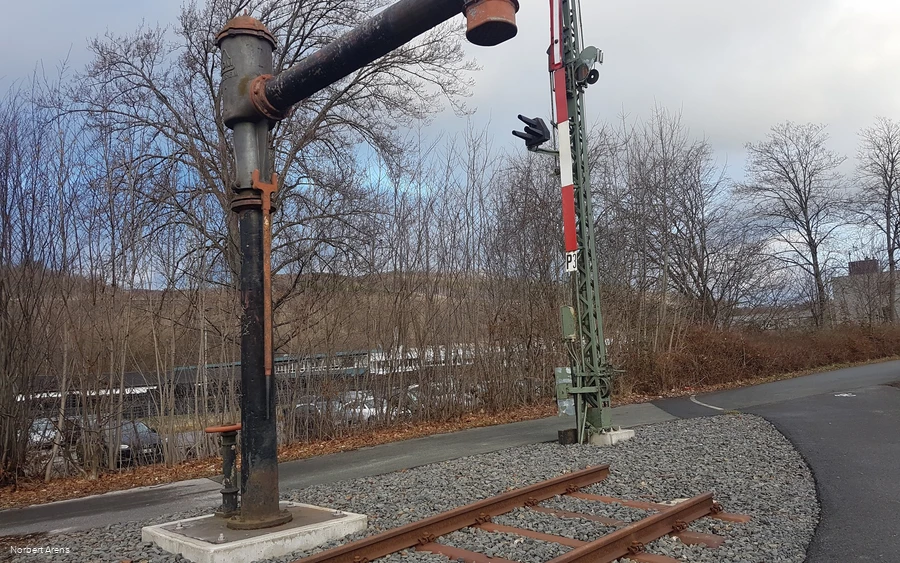 Bahn-Wasserkran und Signal Denkmal
