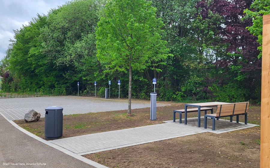 Stellplatz an der Motte
