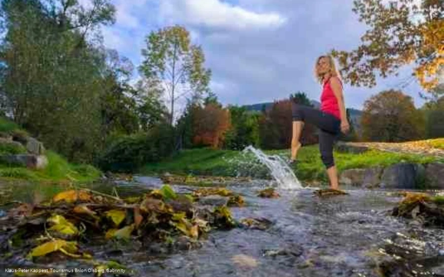 Sprung über das Wasser Sprung über das Wasser