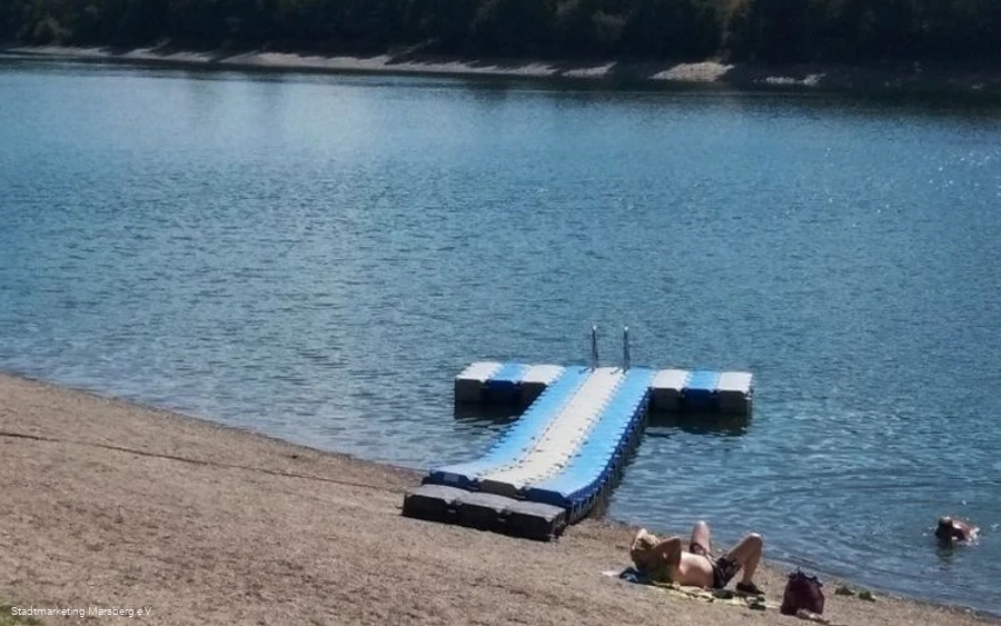 Badesteg Strandbad Helminghausen