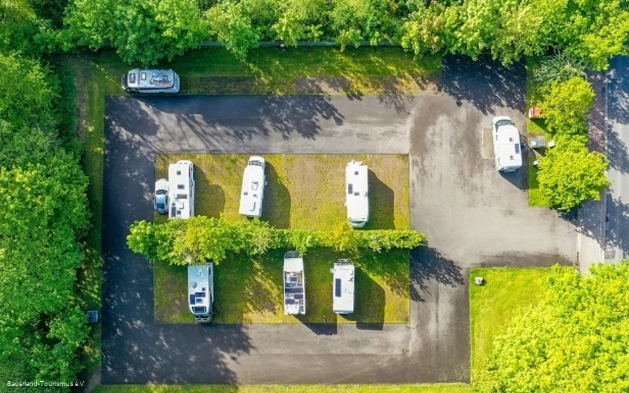 Platz von oben