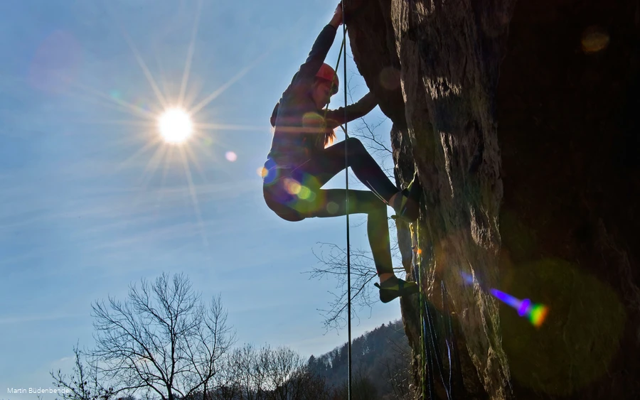 Naturklettergebiet Lenneplatte in Werdohl