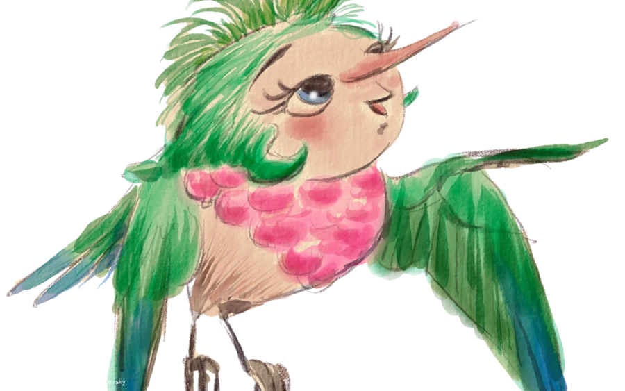 Toni - Makottchen des Vogelerlebnispfads Dreislar