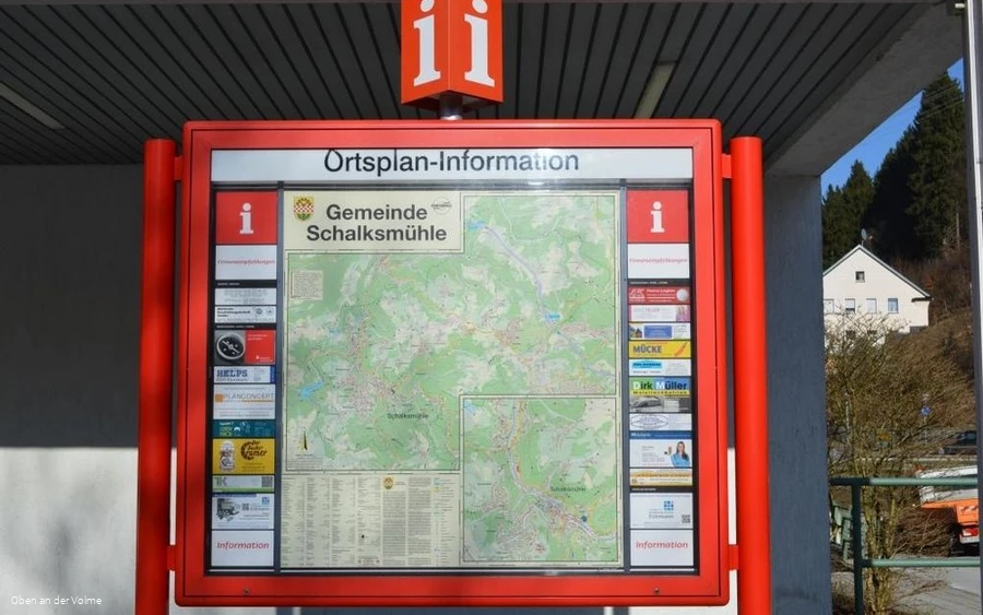 Infopunkt und Ortsübersicht Infopunkt und Ortsübersicht