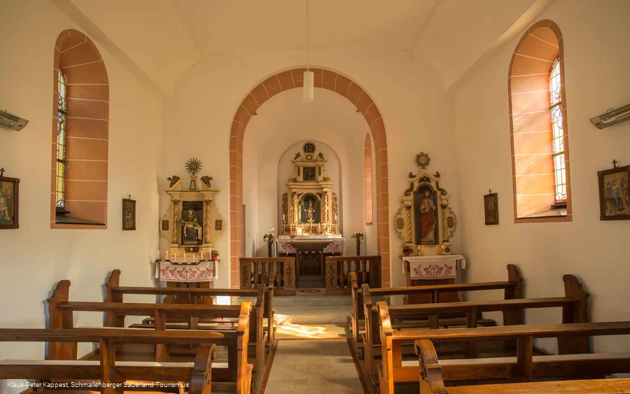 Innenraum der Kapelle in Schmallenberg - Sögtrop