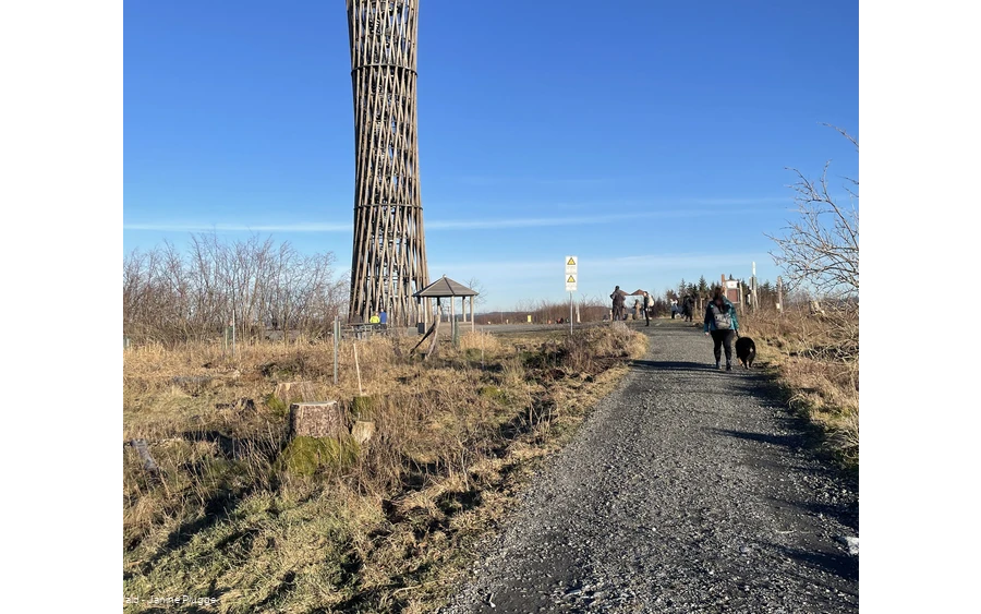 Lörmecketurm im Januar 