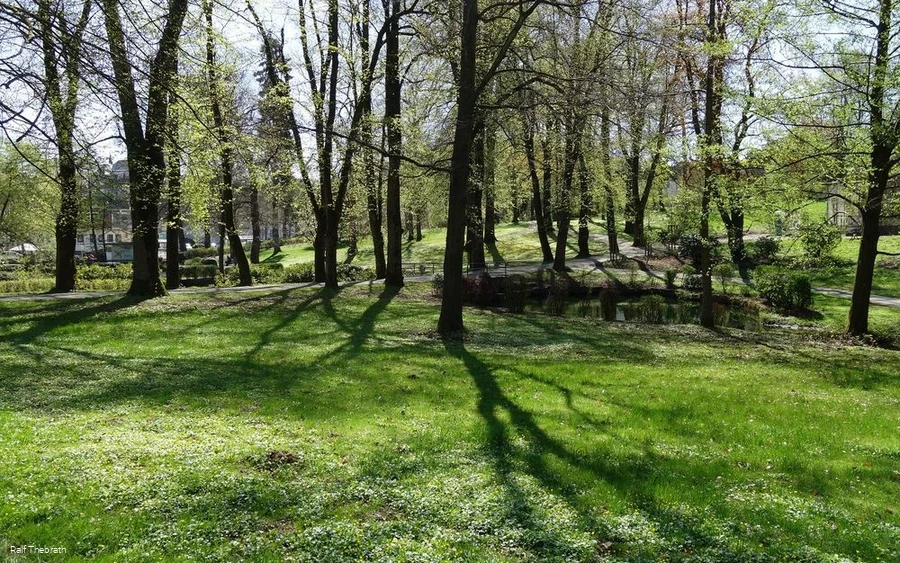 Blick über die Grünflächen