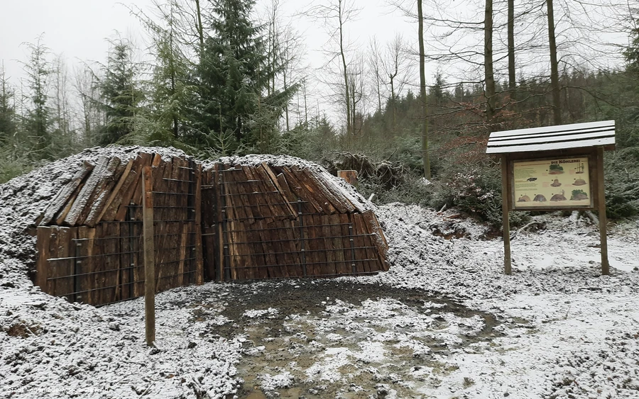 Schaumeiler am Walderlebnispfad in Neuenrade