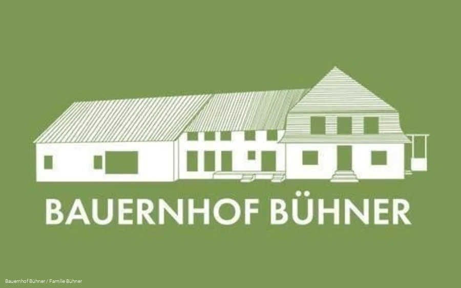 Das Logo des Bauernhofs der Familie Bühner
