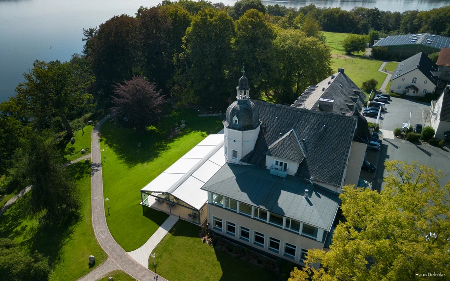House Delecke from above