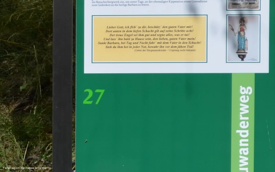 BergbauWanderweg infotafel 27 Barbara 