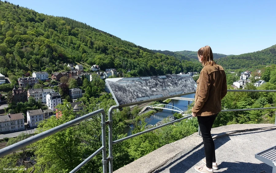 Panoramatafel Burg Altena