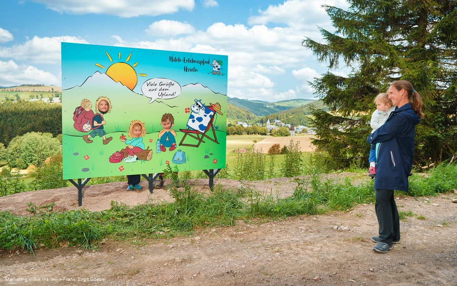 Fotopoint am Milch-Erlebnispfad Usseln