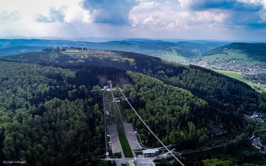 Skywalk Willingen und Mühlenkopfschanze mit Panorama Willingen