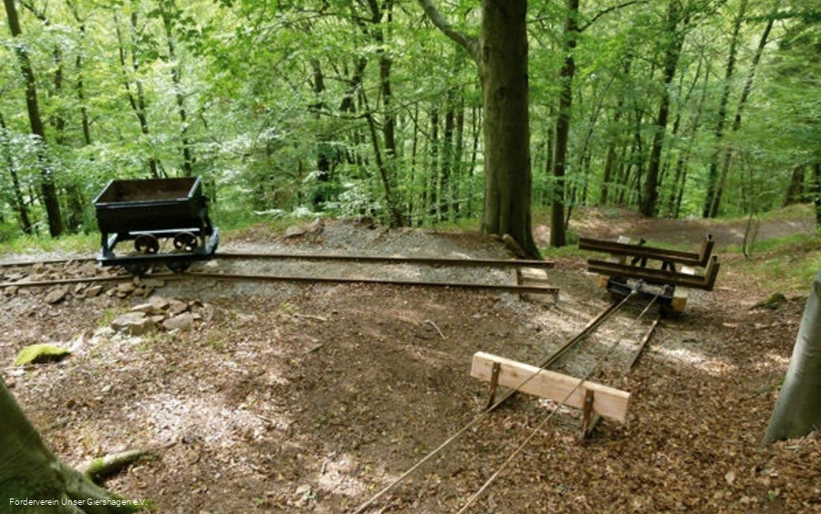 Bergbauspuren Giershagen - Bremsberg