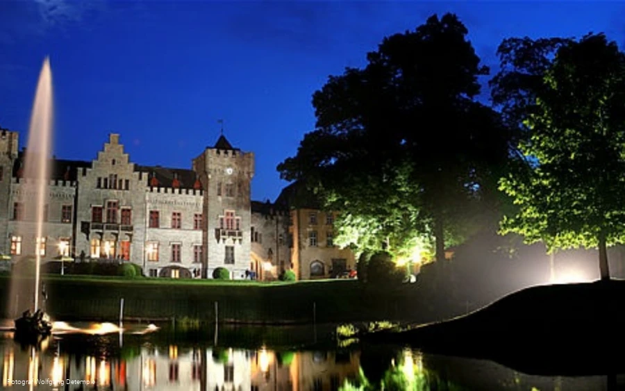 Jagdschloss abends