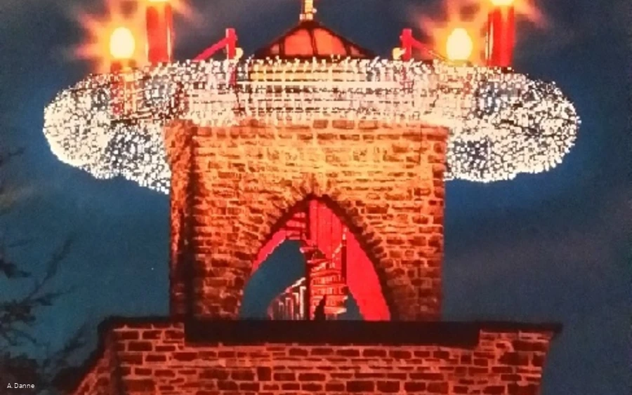 Der Adventskranz in Langscheid