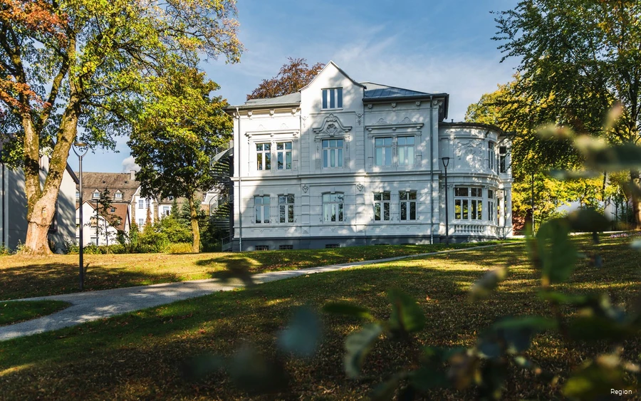 Streekmuseum Villa Wippermann in Halver Buitenaanzicht van het streekmuseum Villa Wippermann in Halver