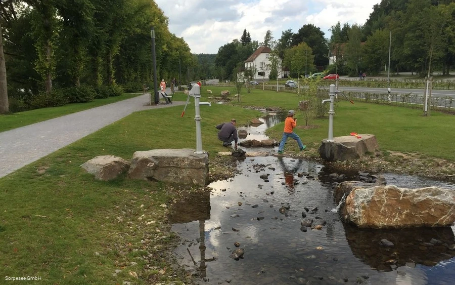 Wasserspielplatz