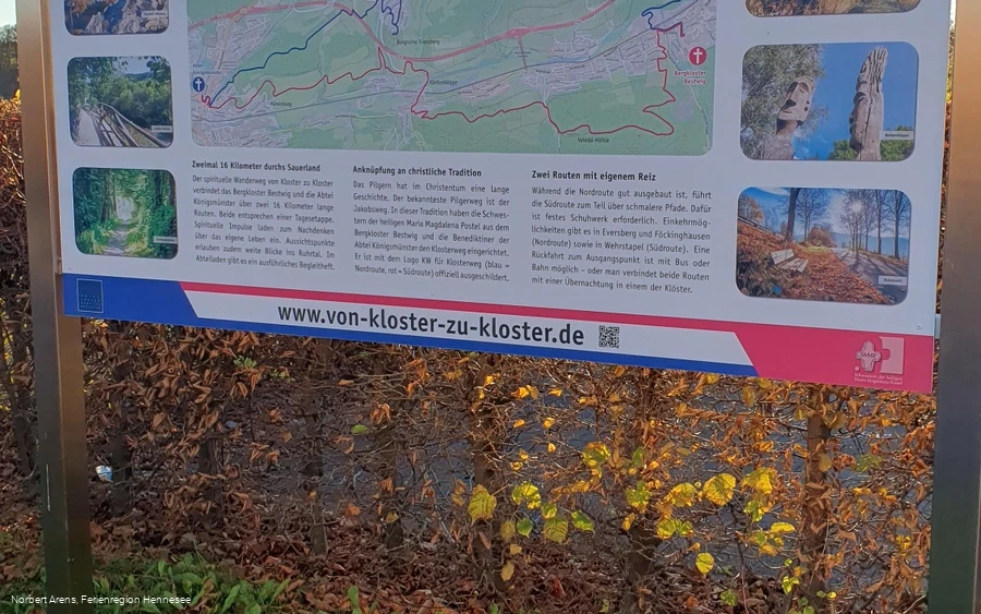 Infotafel Klosterweg Pilgerweg (KW)