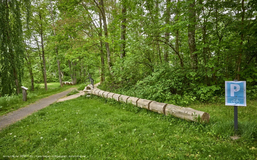 Fahrradparkplatz Wasserburg Hainchen, Netphen
