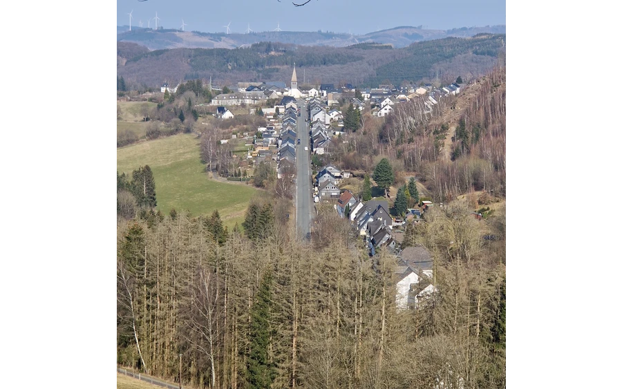 Andreasberg von oben, BestWeg Andreasberg