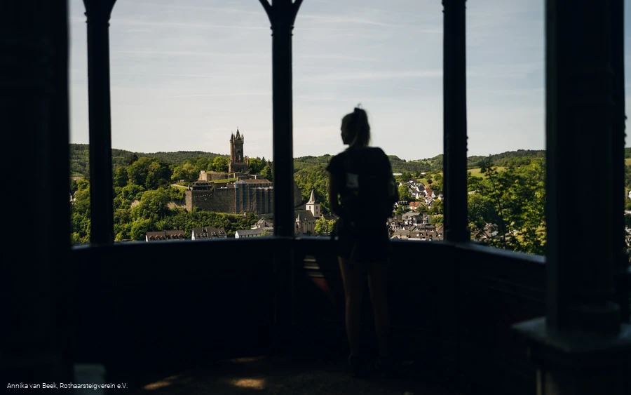 Aussicht vom Bismarcktempel bei Dillenburg