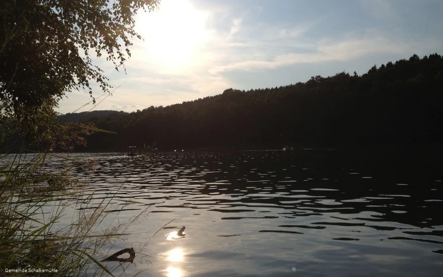 Talsperrenidylle an der Glörtalsperre