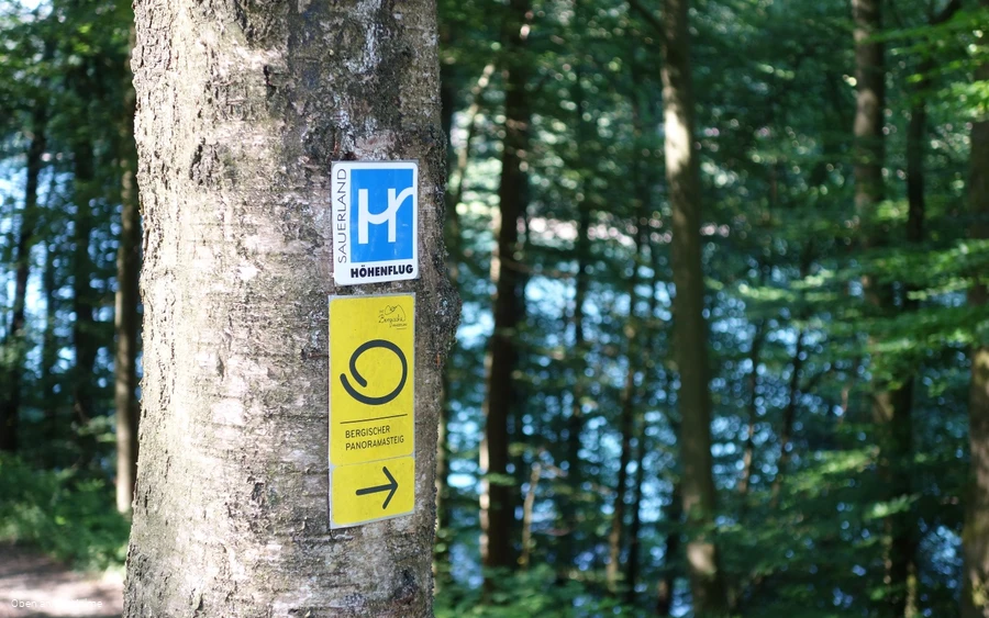 Rundweg und Berg. Panoramasteig treffen sich